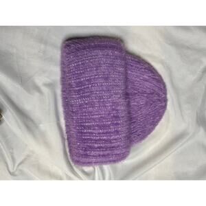 UGG Lavender Alpaca-Blend Rib Knit Beanie